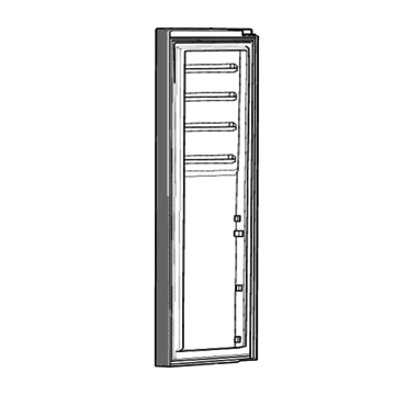 Door Assembly Silver Freezer